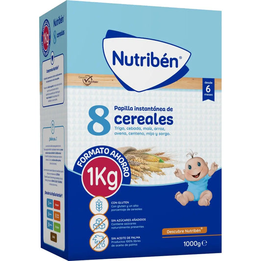 Nutriben 8 δημητριακά, 1000 γρ.