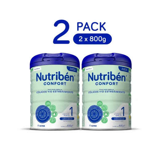 Nutribén Confort 1 Γάλα για νεογέννητα, 2 x 800 γρ.
