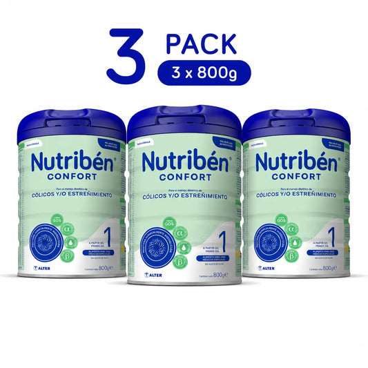 Nutribén Confort 1 Γάλα για νεογέννητα, 3 x 800 γρ.