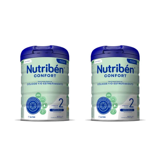 Nutribén Confort 2 Γάλα Συνεχιζόμενης Τροφής, 2 x 800 γρ.