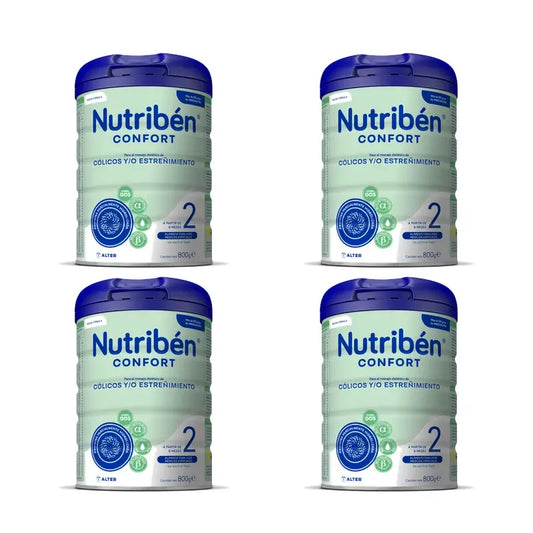 Nutribén Confort 2 Γάλα Συνέχισης, 4 x 800 γρ.
