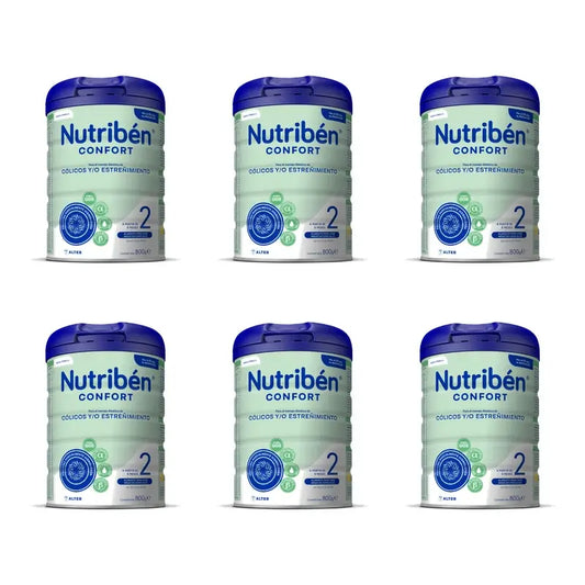 Nutribén Confort 2 Γάλα Συνέχισης, 6 x 800 γρ.