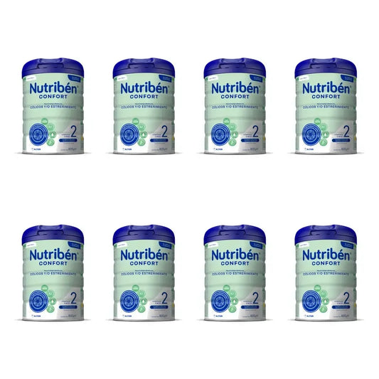 Nutribén Confort 2 Γάλα συνέχισης, 8 x 800 γρ.