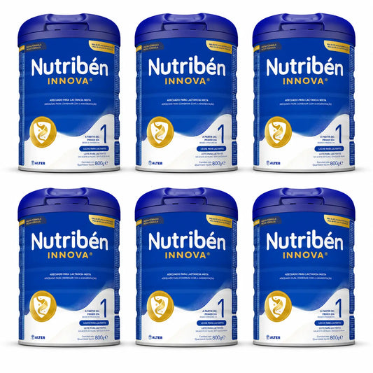Nutribén Innova 1 Top Protein Γάλα για νεογέννητα, 6 × 800 γρ.