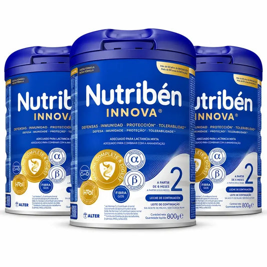 Nutribén Innova 2 Γάλα Συνέχισης, 3 x 800 γρ.