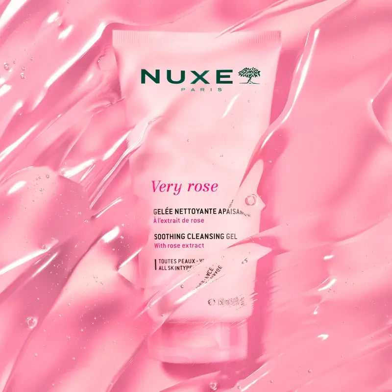 Nuxe Καθαριστικό Τζελ με καταπραϋντική δράση Very Rose, 150 ml