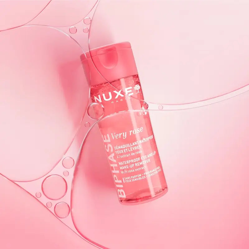 Nuxe Merveillance Lift Very Rose Απομακιγιάζ για τα μάτια και τα χείλη, αδιάβροχο, 100 ml