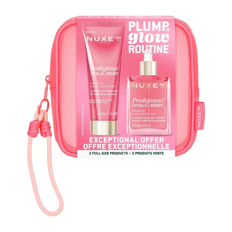 Nuxe Prodigieuse [Hyalu] Boost: Πρόγραμμα περιποίησης για πιο πυκνή και λαμπερή επιδερμίδα, 70 ml