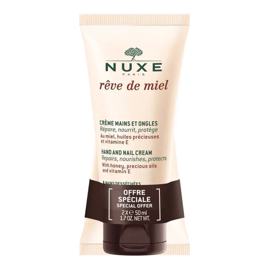 Nuxe Reve de Miel Duplo Κρέμα για τα χέρια και τα νύχια 2X50 ml