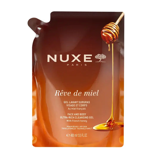 Nuxe Rêve de Miel Τζελ Καθαρισμού Προσώπου και Σώματος, Ανταλλακτικό 400 ml