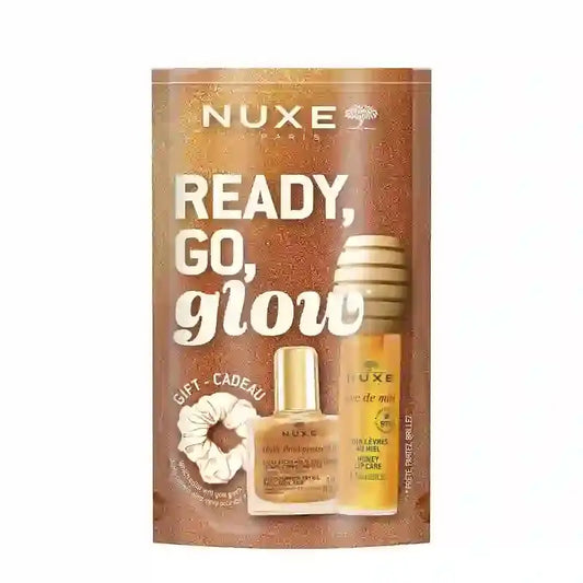 Nuxe Reve De Miel Glow On The Go Σετ με κραγιόν + Huile Classic 