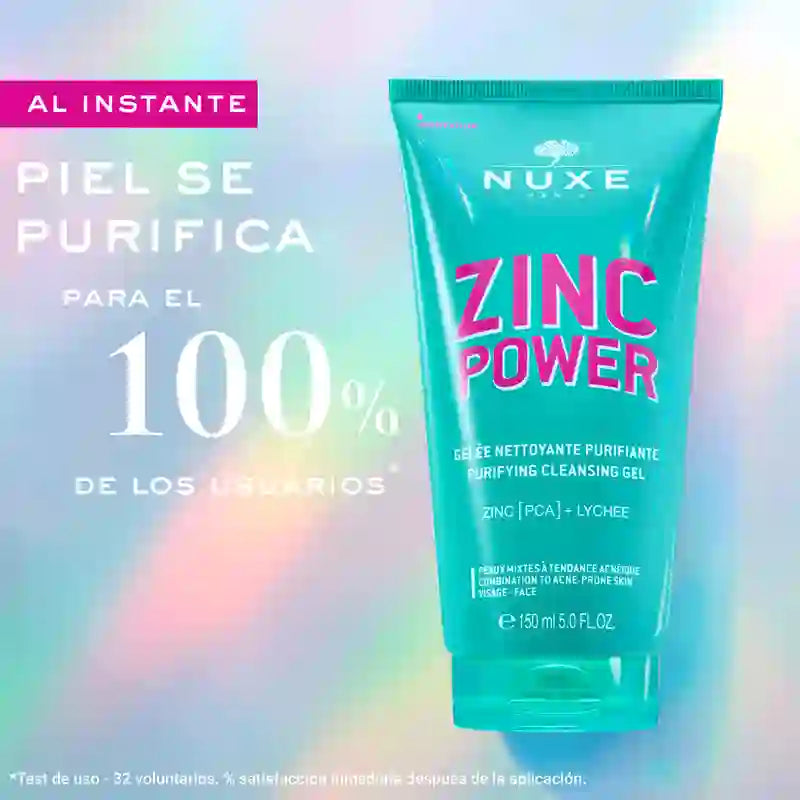 Nuxe Zinc Power Gel Καθαριστικό με καθαριστική δράση, 150 ml