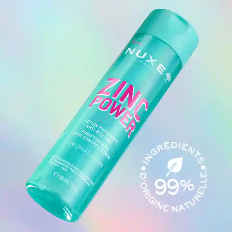 Nuxe Zinc Power Λοσιόν Καθαρισμού και Ελέγχου των Σημείων, 200 ml