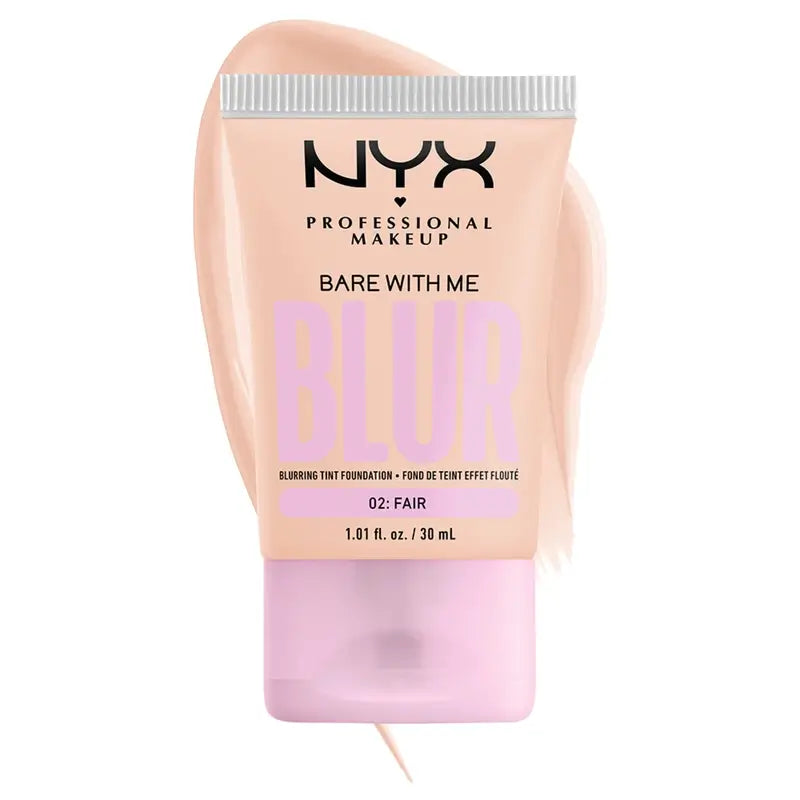 Nyx Bare With Me Blur Base, βάση μακιγιάζ με ματ φινίρισμα, απόχρωση Fair, 30 ml