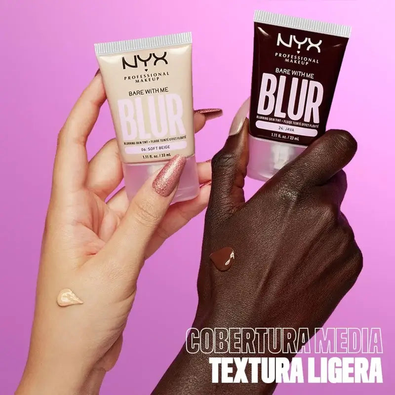Nyx Bare With Me Blur Base, βάση μακιγιάζ με ματ φινίρισμα, απόχρωση Fair, 30 ml