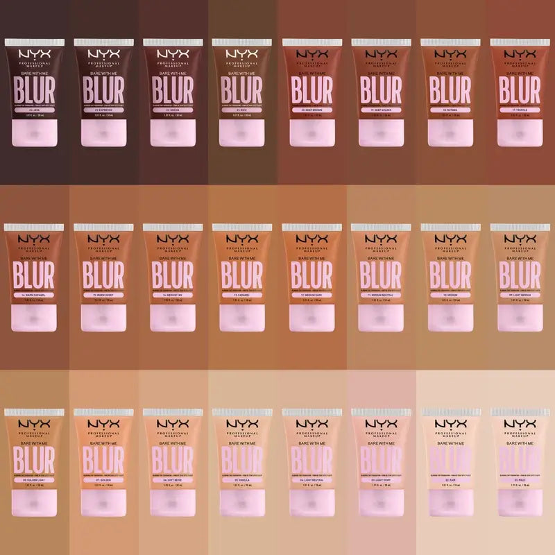 Nyx Bare With Me Blur Base, βάση μακιγιάζ με ματ φινίρισμα, απόχρωση Pale, 30 ml