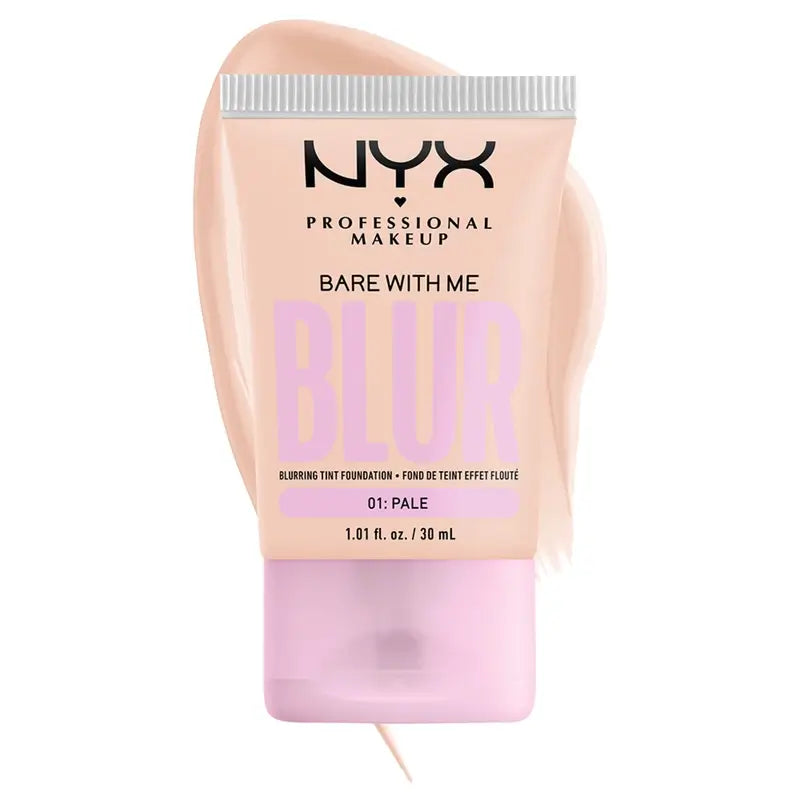 Nyx Bare With Me Blur Base, βάση μακιγιάζ με ματ φινίρισμα, απόχρωση Pale, 30 ml