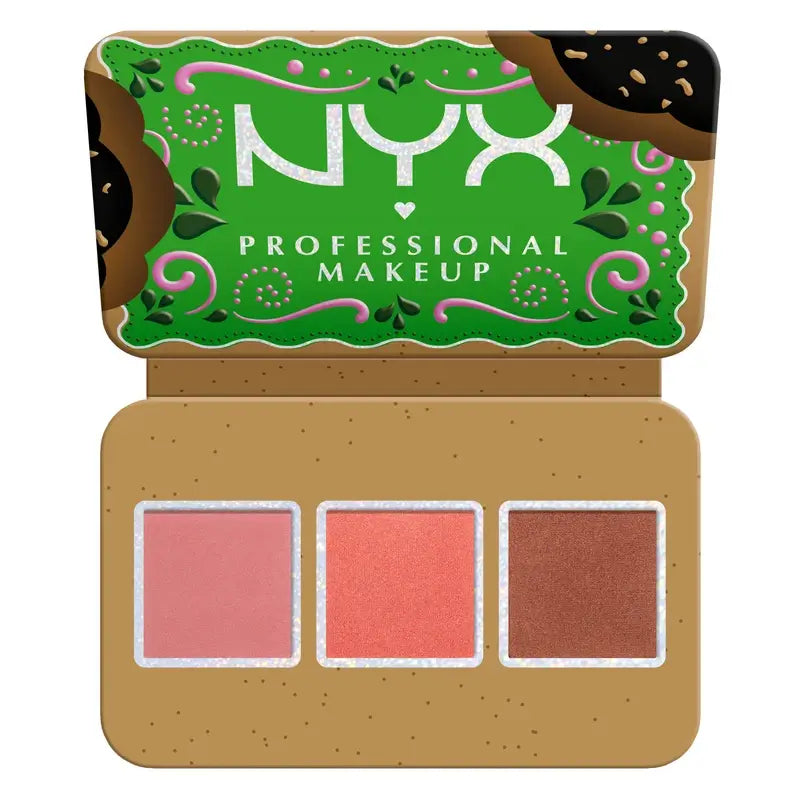 Nyx Buttermelt Παλέτα Προσώπου με Πούδρες Μπρονζέ, 3x4 γρ.