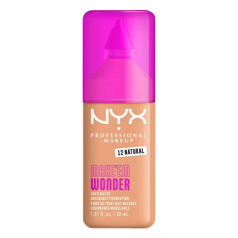 Nyx Cosmetics Make Em Wonder Φυσικό Φον Ντε Τεν, 30 ml