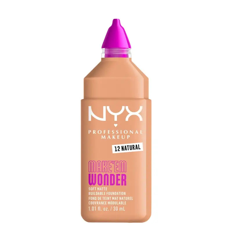 Nyx Cosmetics Make Em Wonder Φυσικό Φον Ντε Τεν, 30 ml