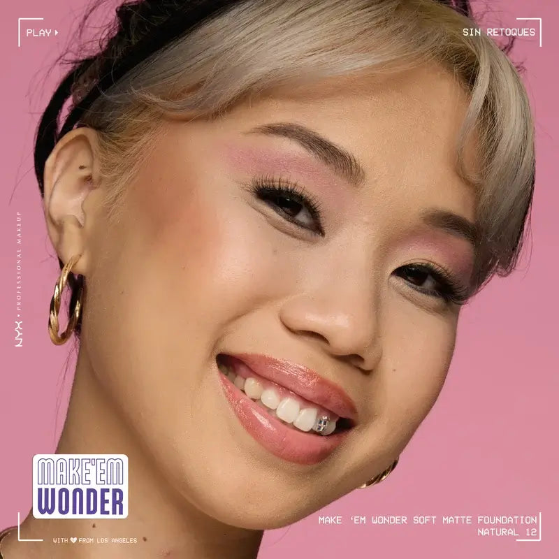 Nyx Cosmetics Make Em Wonder Φυσικό Φον Ντε Τεν, 30 ml