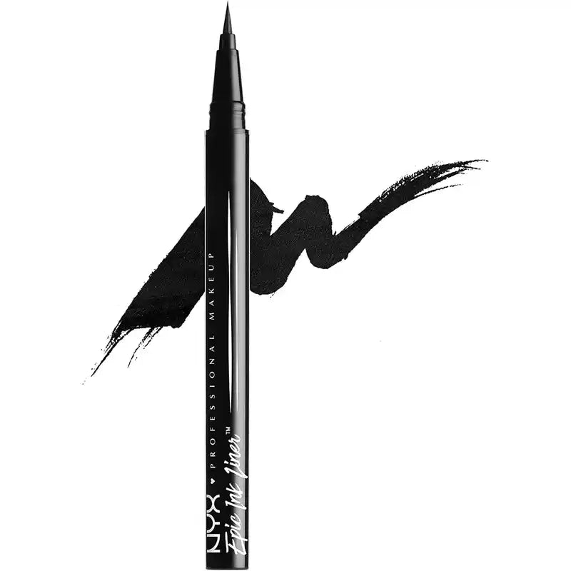 Nyx Eyeliner Waterproof Epic Ink Liner, μύτη πινέλου, αδιάβροχο, 1 ml