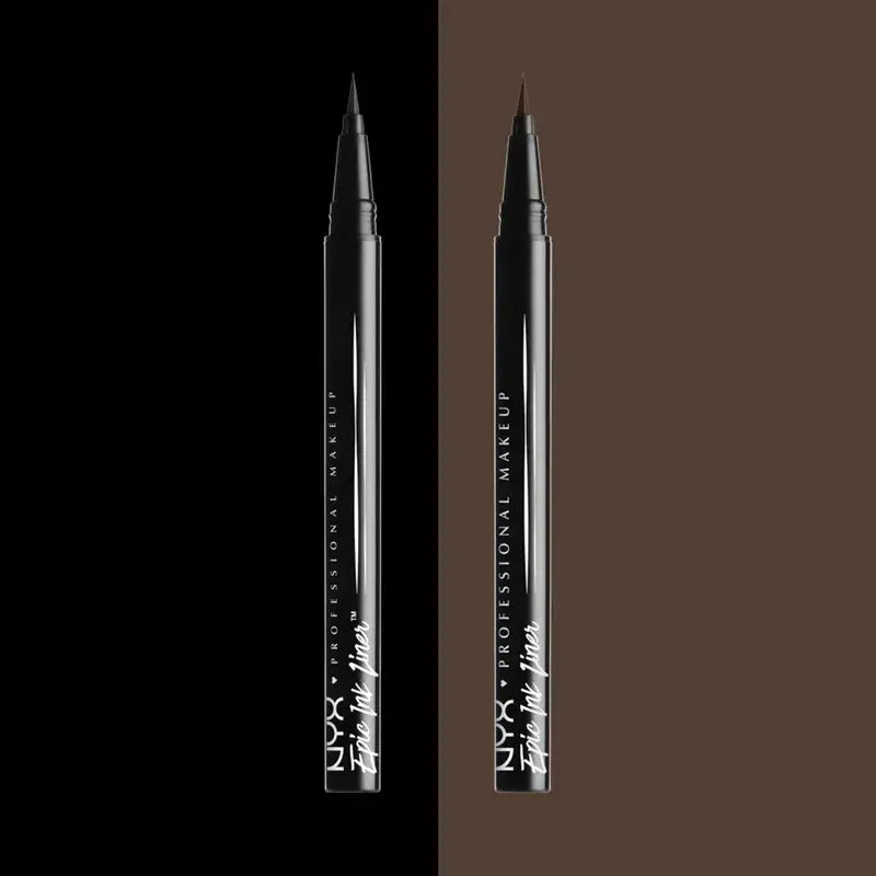 Nyx Eyeliner Waterproof Epic Ink Liner, μύτη πινέλου, αδιάβροχο, 1 ml