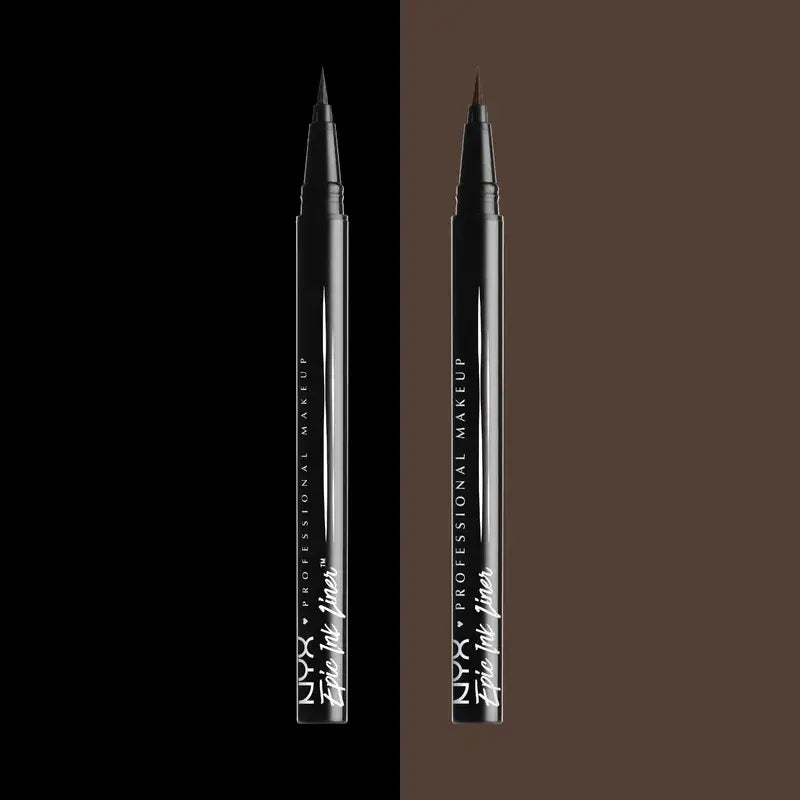 Nyx Eyeliner Waterproof Epic Ink Liner, μύτη πινέλου, αδιάβροχο, 1 ml