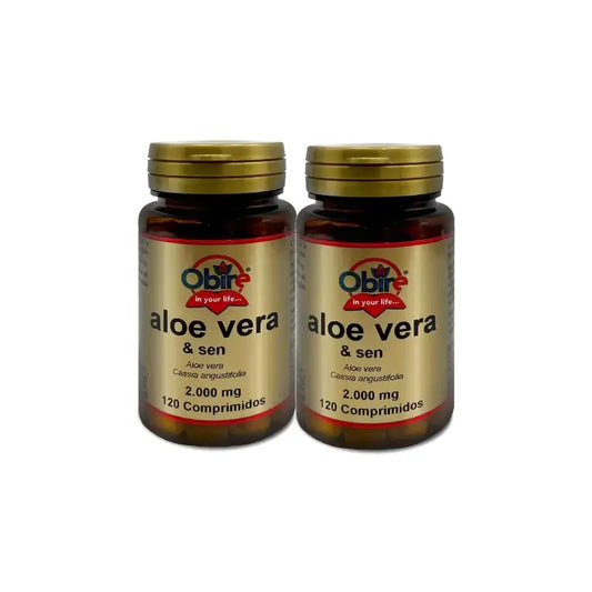 Obire Aloe Vera, συσκευασία 2 x 120 δισκία