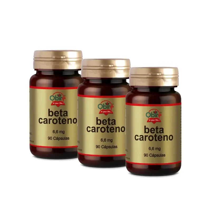 Obire Βήτα-καροτίνη 6,6 mg, Συσκευασία 3 x 90 κάψουλες