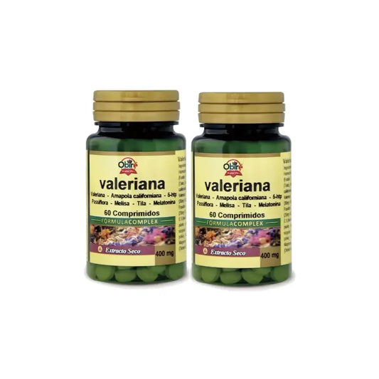 Obire Valeriana Complex, συσκευασία 2 x 60 δισκία