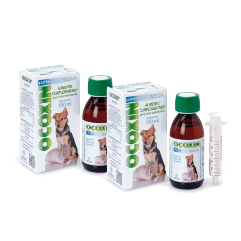 Ocoxin Pets Πόσιμο διάλυμα – Συμπληρωματικό διατροφικό προϊόν για την αντιμετώπιση του καρκίνου, Συσκευασία 2 x 150 ml