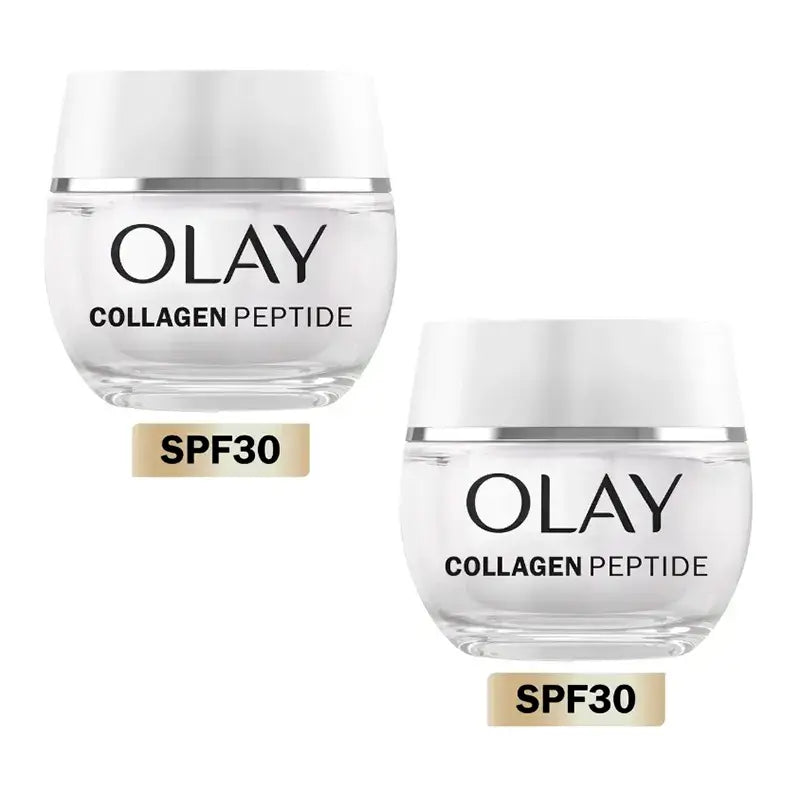 Olay Collagen Peptides 24H Κρέμα Ημέρας SPF 30, συσκευασία 2 x 50 ml