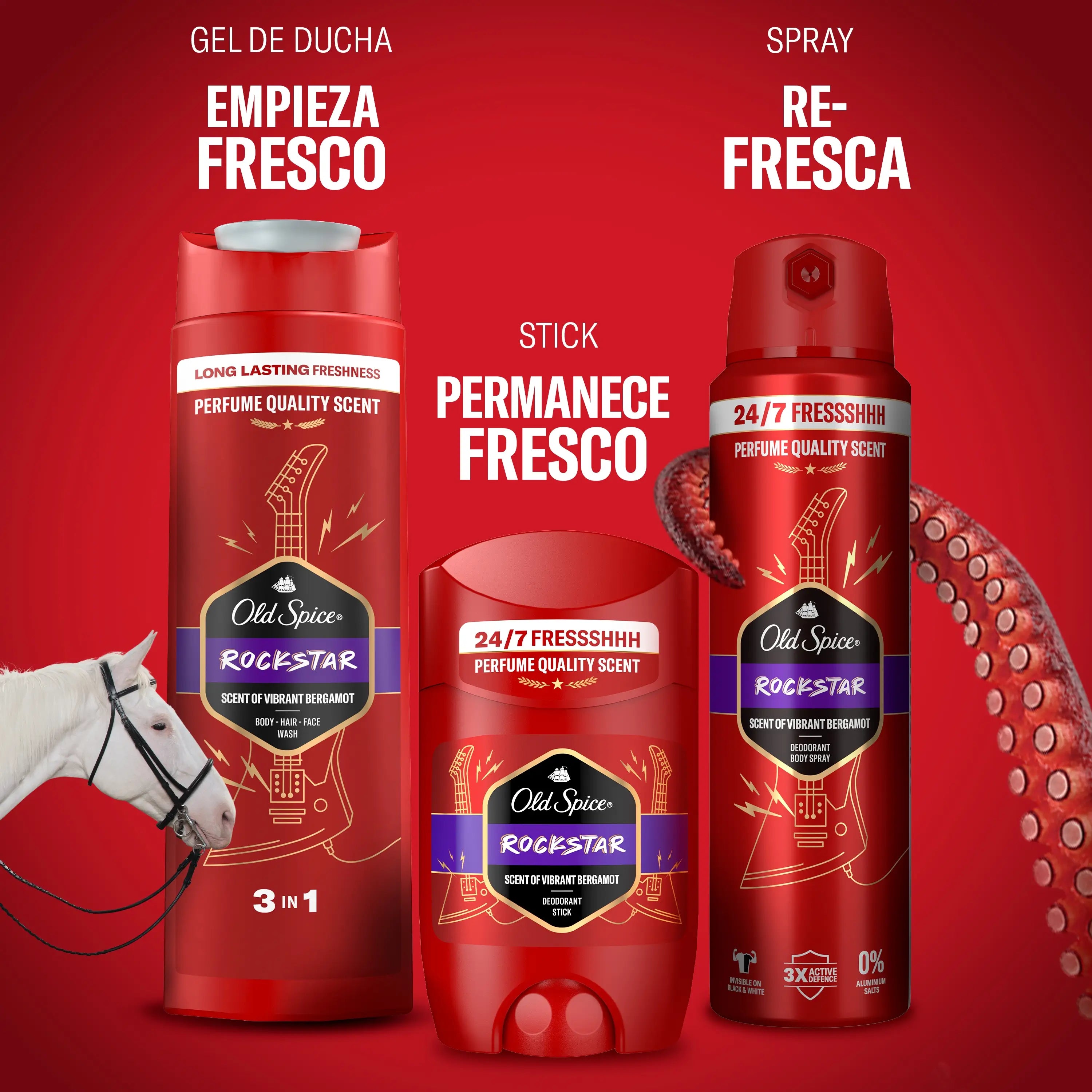 Old Spice Old Spice Rockstar Αποσμητικό σε σπρέι, 150 ml