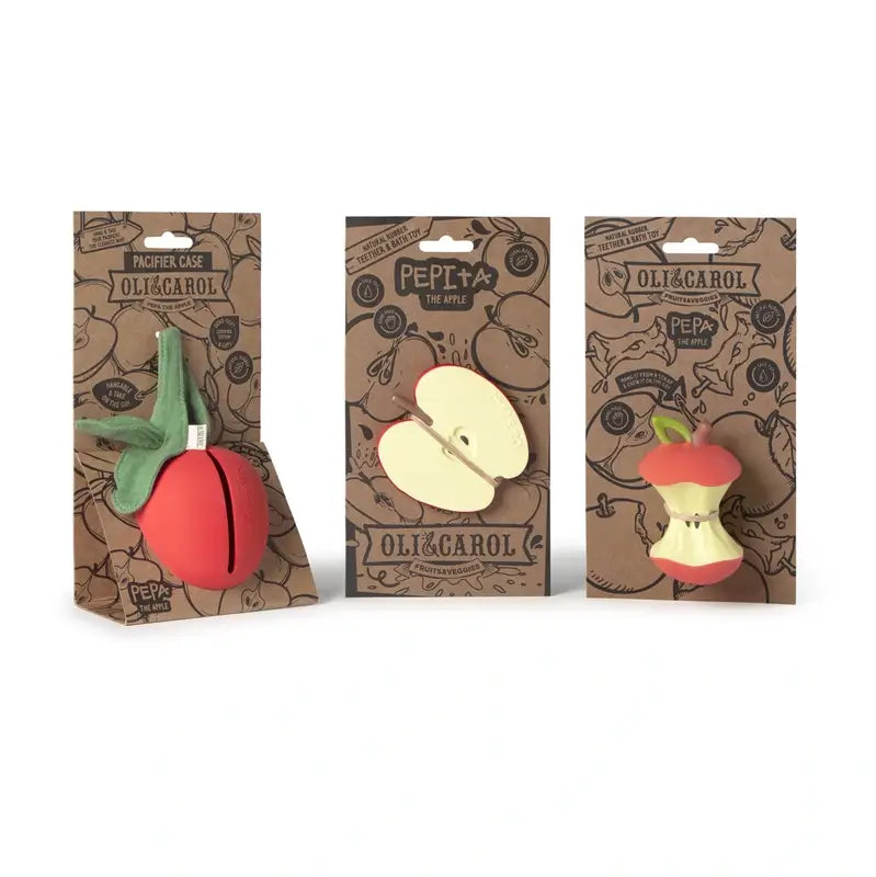 Oli&Carol Pepa The Apple Θήκη για πιπίλες, 1 τεμάχιο