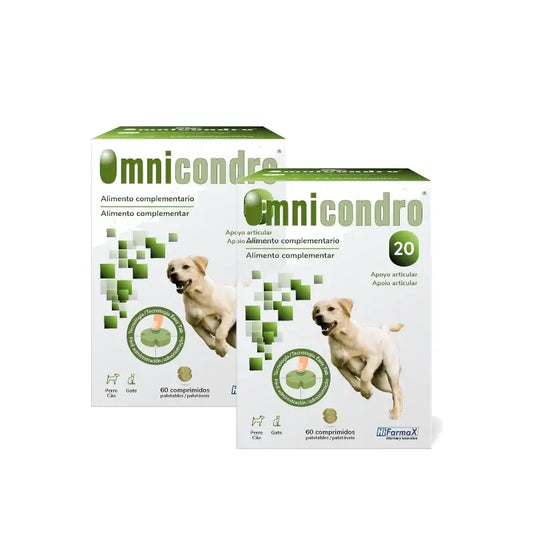 Omnicondro 20 Χονδροπροστατευτικό για σκύλους, 2X60 δισκία