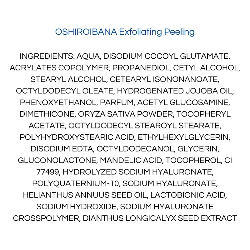 Onshindo Osaka Oshiroibana Απολεπιστικό προσώπου, 75 ml