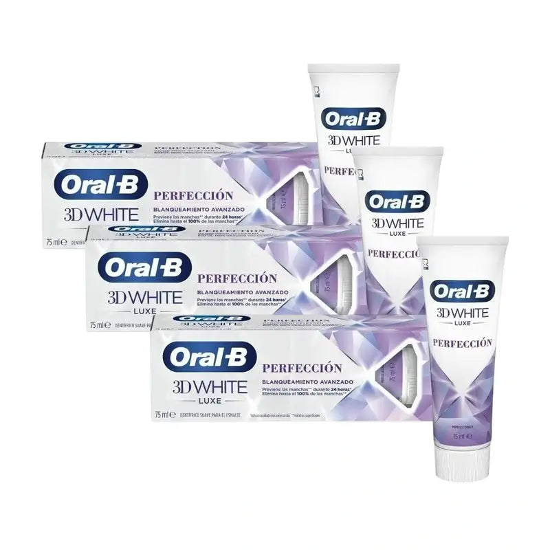 Oral-B 3Dwhite Luxe Perfección Λευκαντική οδοντόκρεμα 3×75 ml 