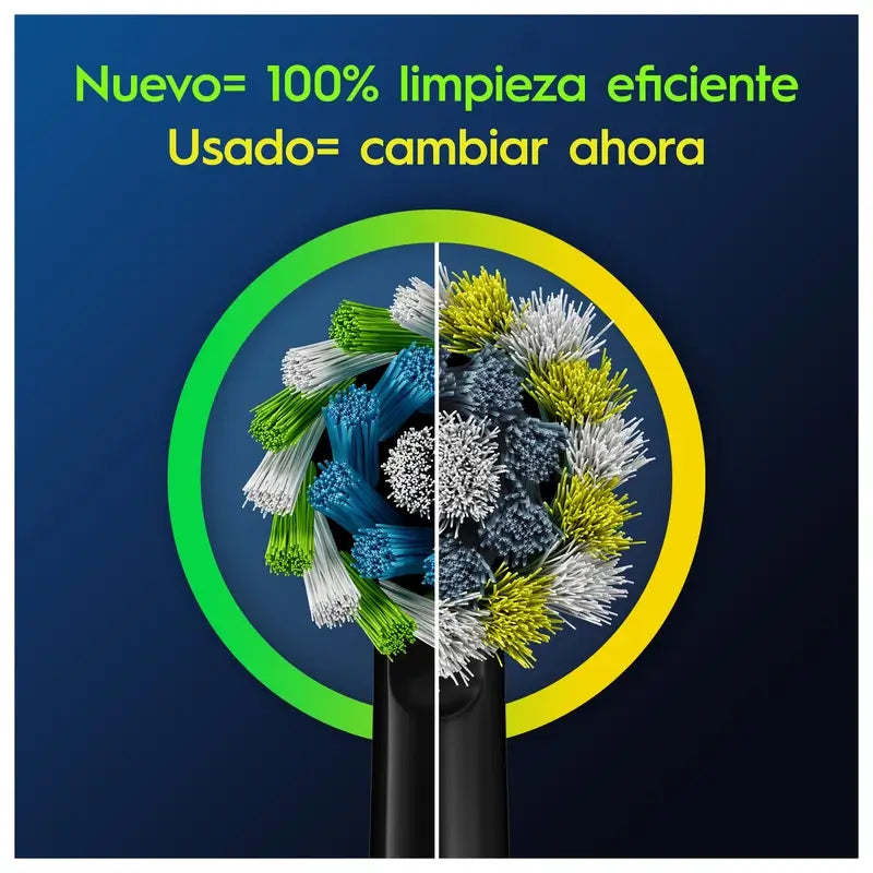 Oral-B Braun Ανταλλακτικά Cross Action Μαύρα, 4 τεμάχια