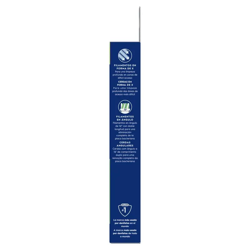 Oral-B Braun Ανταλλακτικά Cross Action Μαύρα, 4 τεμάχια