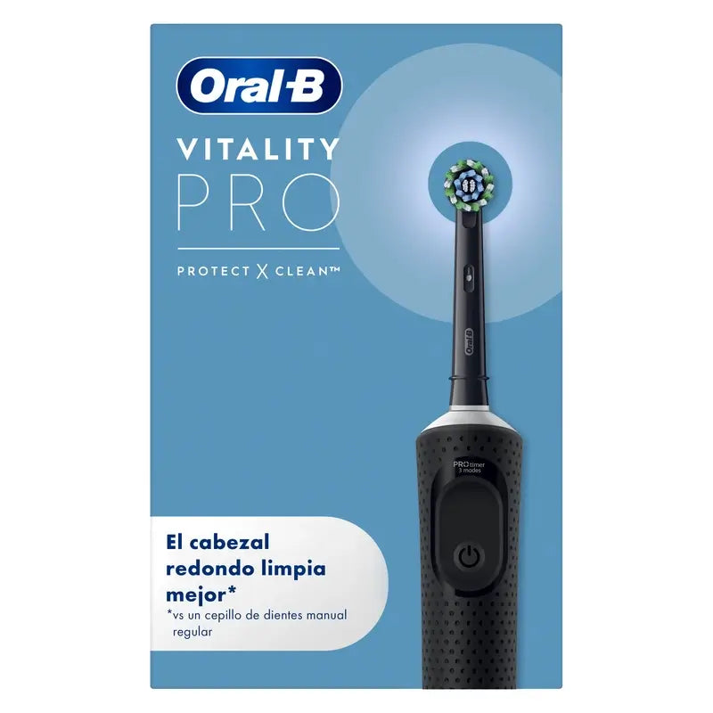 Oral-B Braun Vitality Pro Ηλεκτρική οδοντόβουρτσα Μαύρη, 1 τεμάχιο