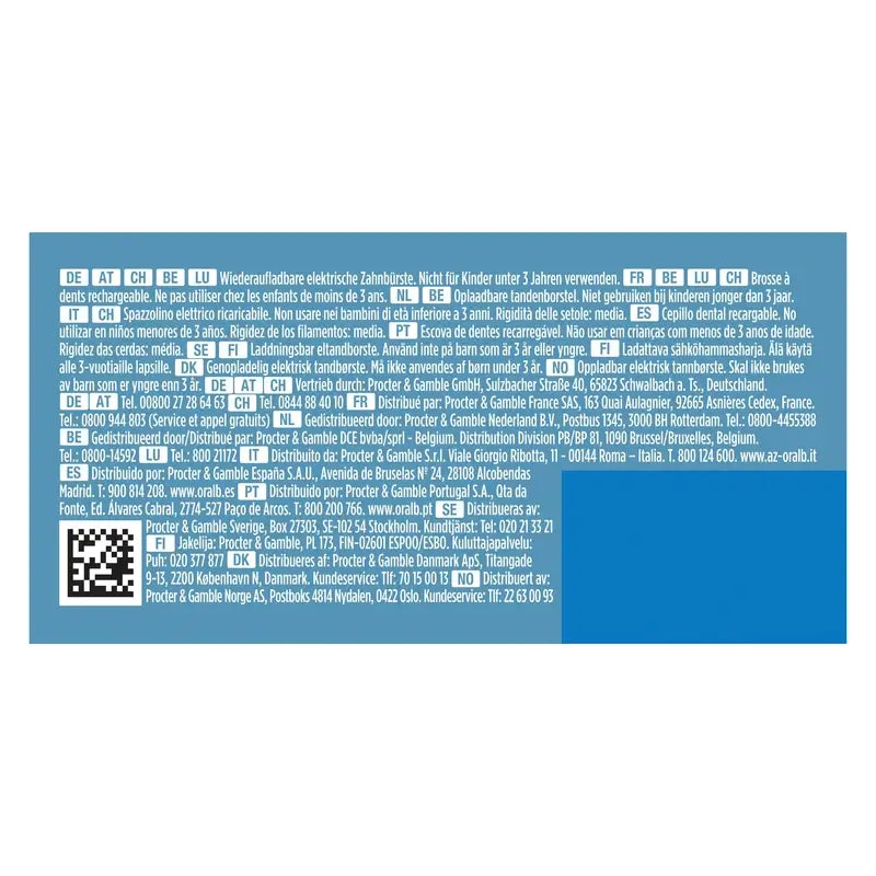Oral-B Braun Vitality Pro Ηλεκτρική οδοντόβουρτσα Μαύρη, 1 τεμάχιο