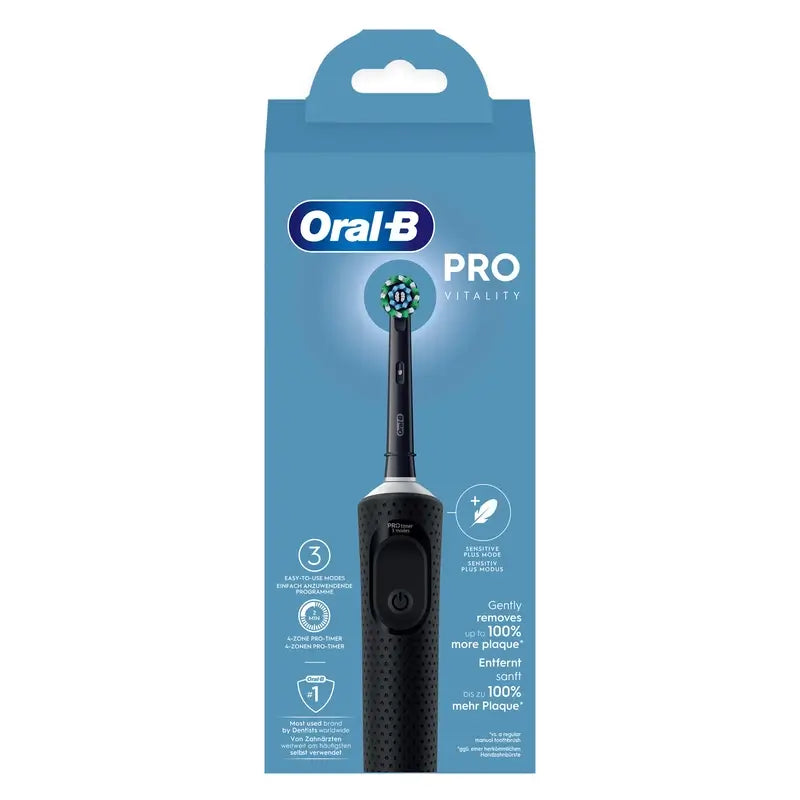 Oral-B Braun Vitality Pro Ηλεκτρική οδοντόβουρτσα Μαύρη, 1 τεμάχιο
