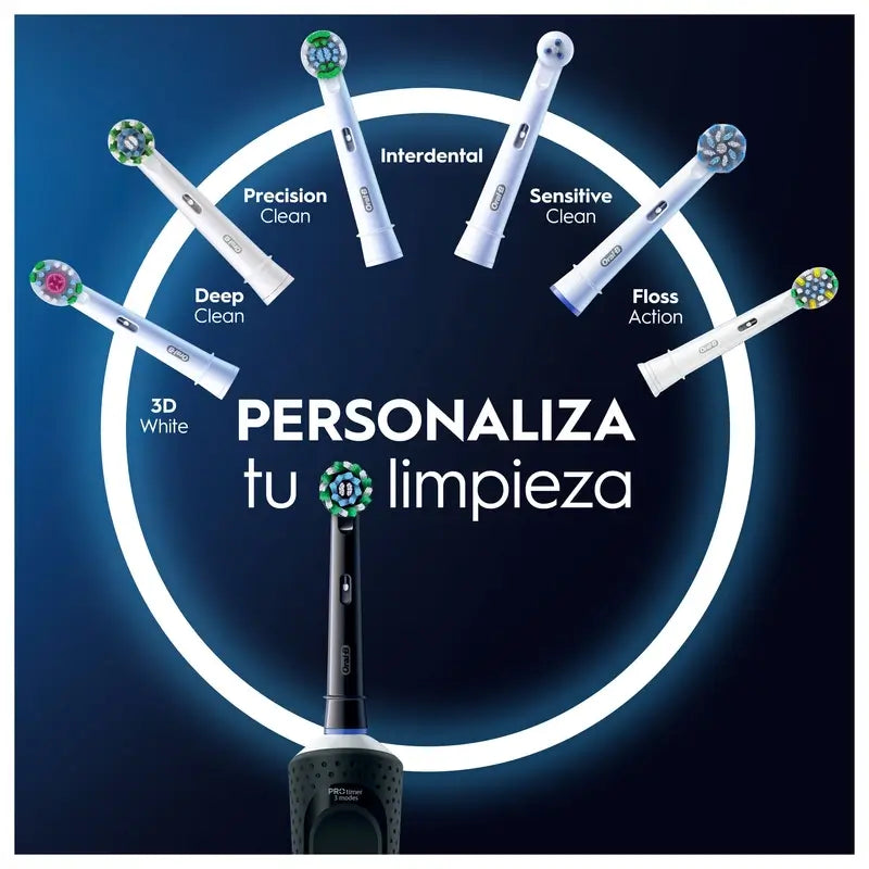 Oral-B Braun Vitality Pro Ηλεκτρική οδοντόβουρτσα Μαύρη, 1 τεμάχιο
