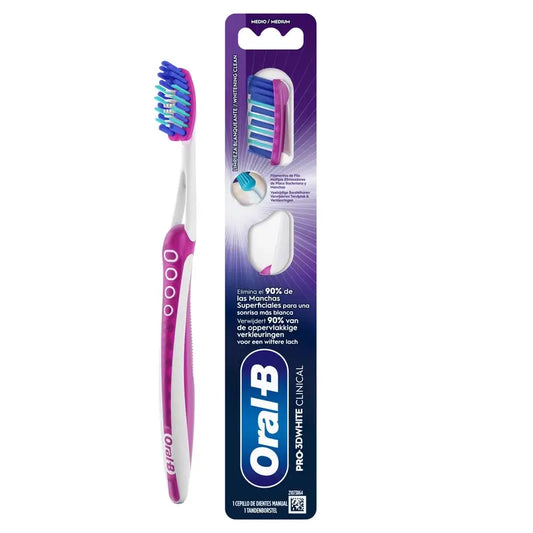 Oral-B Pro-3Dwhite Clinical 38 Medium , 1 unit