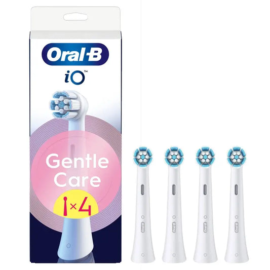 Oral-B iO Gentle Care Replacement Brush Heads, 4-Pack