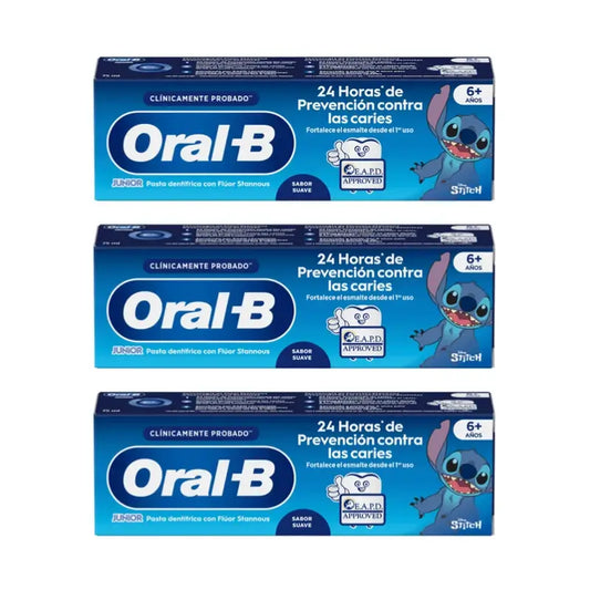 Oral-B Junior Star Wars Οδοντόκρεμα 3×75 ml, 6 ετών και άνω
