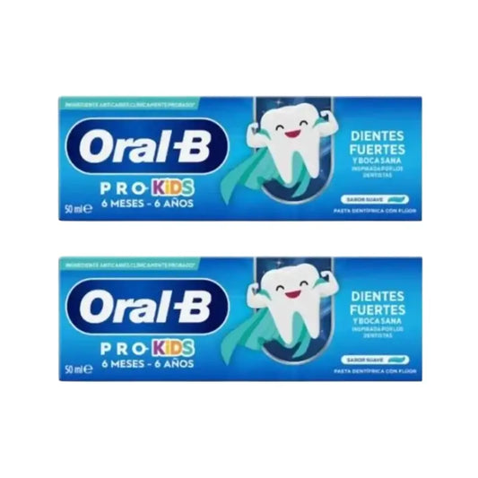 Oral-B Kids Οδοντόκρεμα 2×50 ml, +6 μηνών 
