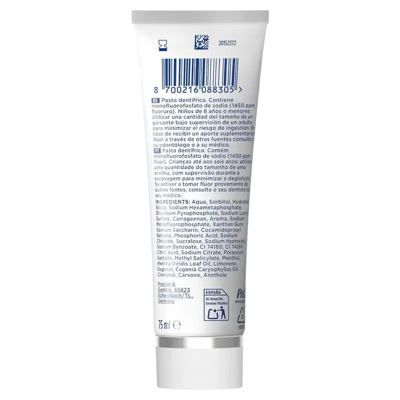 Oral-B Οδοντόκρεμα 3Dw «Λαμπερή Λευκότητα», 75 ml, συσκευασία 2 τεμαχίων