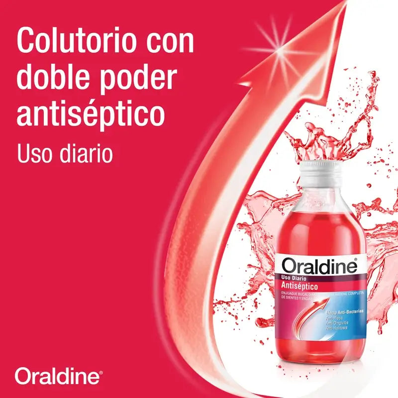Oraldine Αντισηπτικό, συσκευασία 2 x 400 ml + 200 ml